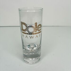 Vintage Dole Hawaii Souvenir Tall Shot Glass Toothpick Holder 4” Tall Rare